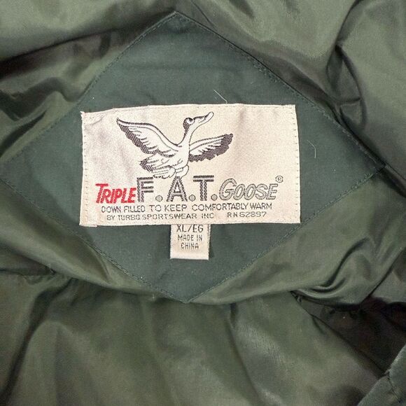 Triple Fat Goose Puffer Coat Men’s Large - Picture 16 of 16